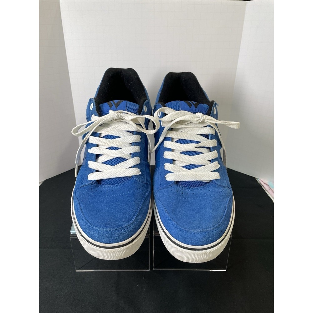 Shaun White Reseda "Blue Monster" Electric Blue‎ Suede Skateboard Shoes Size 11